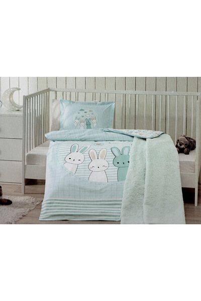 Özdilek Set cuvertură de pilota pentru copii Hello Rabbit