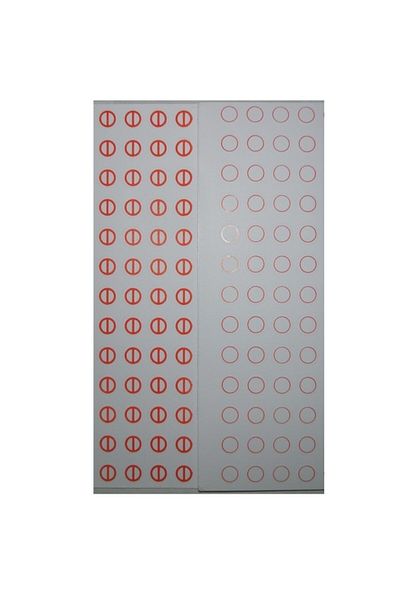YATE10 104 Pieces 5mm Diameter Screw Warranty Label