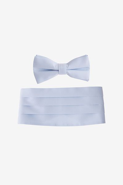 ALTINYILDIZ CLASSICS Set papion și brâu pentru bărbați, albastru deschis, 100% in