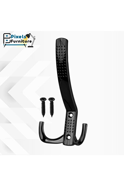 PixelsFurniture Pixel Furniture Chrome Wall Mounted Metal Clothes Hanger