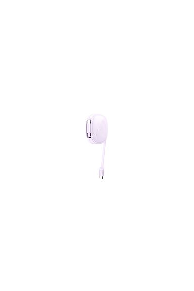 iOsuite كابل TPE قابل للسحب (USB-C) إلى (USB-C) 60 واط - 1.0 متر - أرجواني
