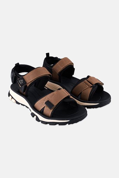 RBX Men Velcro Closure Outdoor Sandals, Brown