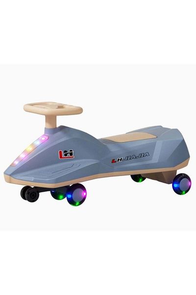 Generic Children's Ride-on Car with LED Wheels, Push Car for Kids