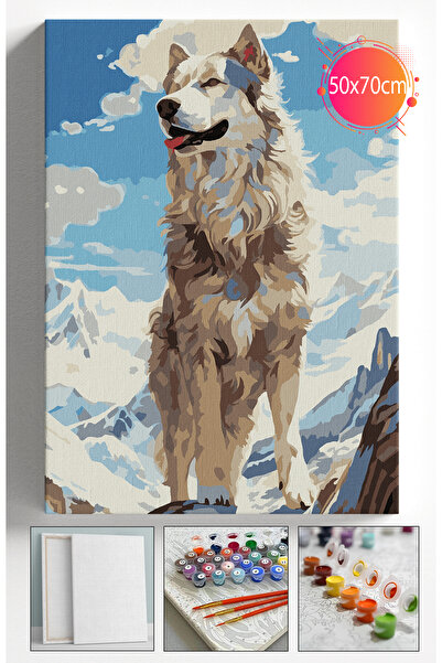 Sulepas Sayılarla Boyama Hobi Seti Numaralı Tuval Fırça Boya Dahil Kasnaklı Ç...