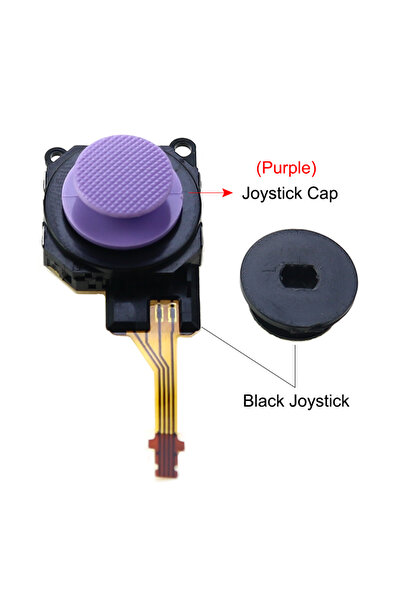 Choice8 Black - Purple cap YuXi Black 3D Analog Joystick Button Sensor Module...