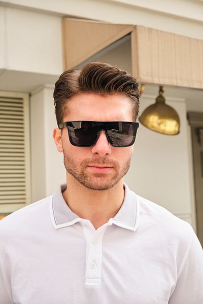 Monvago Mv23040 Block Glass Men's Sunglasses