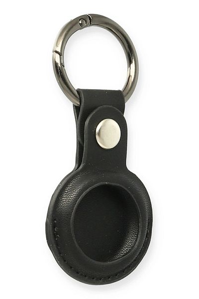 NewFace Keychain Leather Case - Black