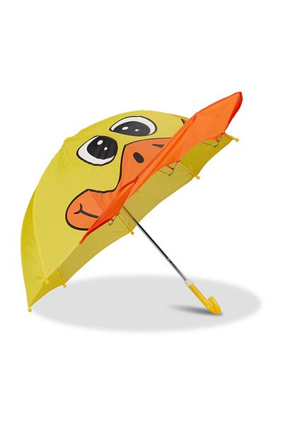 Relaxdays Children's umbrella with 3D motif, duck, Relaxdays, one size, 68 cm