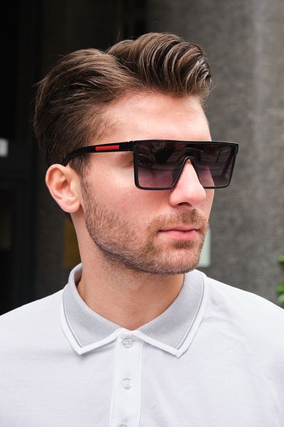 Monvago Mv23060-1 Block Glass Men's Sunglasses