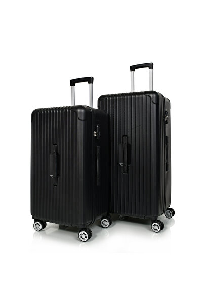 MORANO Murano Durable and Lightweight Luggage Set, 4-Wheel Spinner Suitcase with Built-in TSA Lock (3-Piece Set)