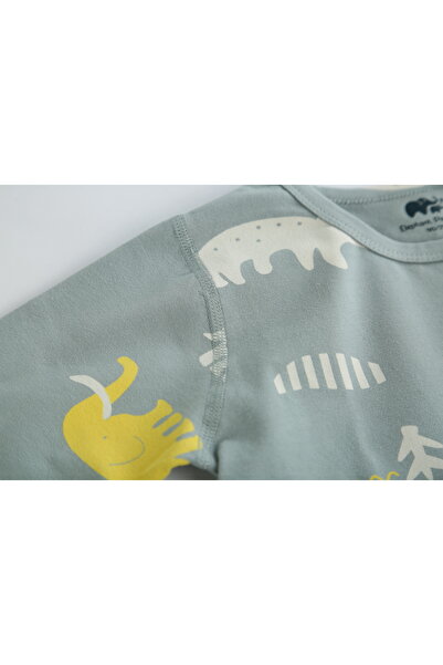 elephant paradise Dinosaur Printed Pajama Set