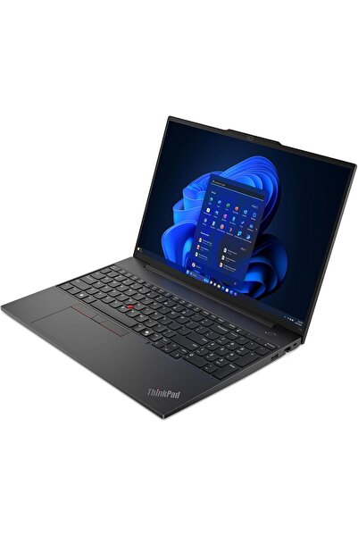 LENOVO ThinkPad E16 G2، شاشة 16 بوصة بدقة WUXGA، معالج Intel Ultra i7-155H، ذاكرة وصول عشوائي (RAM) سعة 32 جيجابايت، قرص SSD سعة 1 تيرابايت، نظام التشغيل Windows 11 Pro