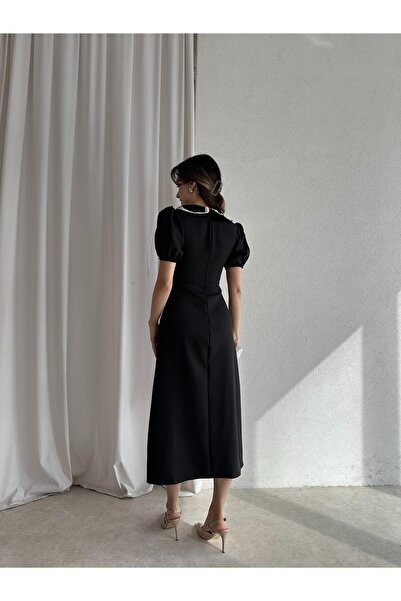 Mooi Butik Jaroslav Midi Dress 2580 - Black