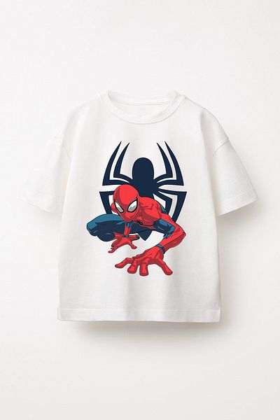 c.c.l. coccolin kids baby clup Tricou supradimensionat pentru băiat cu imprimeu Spider Man Spider Man