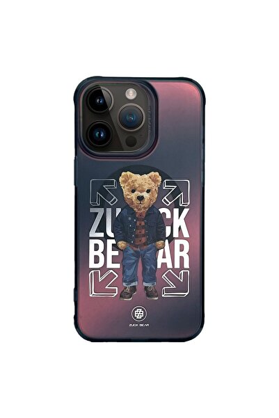 REDz Accessories Carcasă Zuck Bear pentru iPhone 15 Pro, California Cool Mag,...