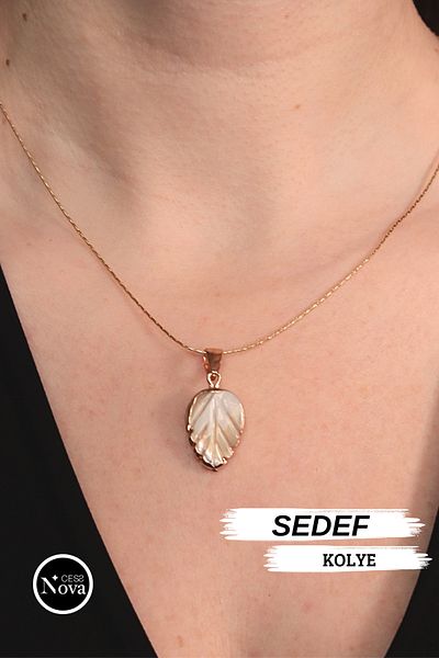 CessNova Certified Mother of Pearl Natural Stone Necklace Earring Design Set, Valentine's Day, Birthday Special Gift