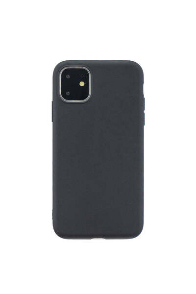 REDz Accessories Carcasă din silicon compatibilă cu iPhone 11, neagră mată, r...