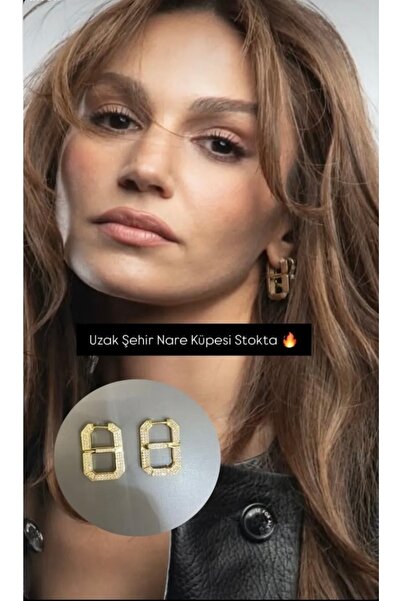 mibrillo Uzak şehir Nare marka muadili B zirkon taşlı küpe