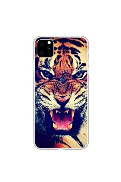 REDz Accessories Carcasă compatibilă cu iPhone 11 Pro Max model Tiger, TPU, r...