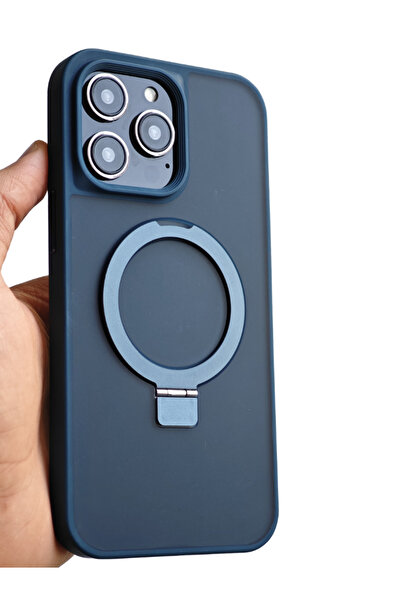 Tech&bello accessories Apple İphone 14 pro max Kılıf Magsafe uyumlu Standlı D...