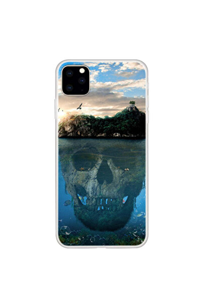 REDz Accessories Кейс, съвместим с iPhone 11 модел Skull Island, удароустойчив