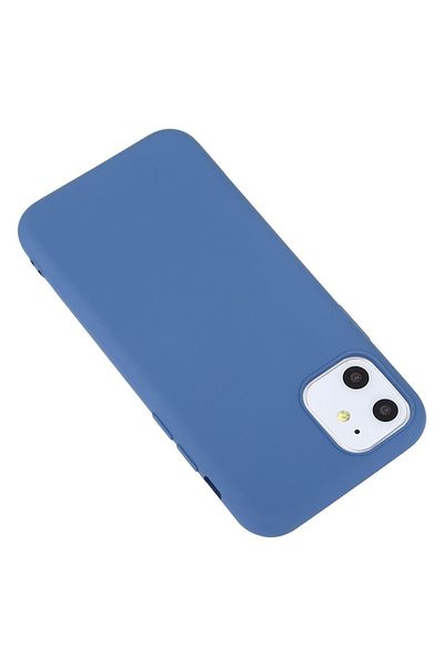 REDz Accessories Carcasă din silicon compatibilă cu iPhone 11, albastră, seria Colorful, model din silicon lichid, de la Mutural