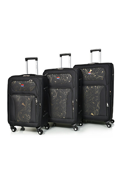 MORANO Murano 4-Piece Suitcase Set, 32/28/24/20 Inch, Durable Canvas