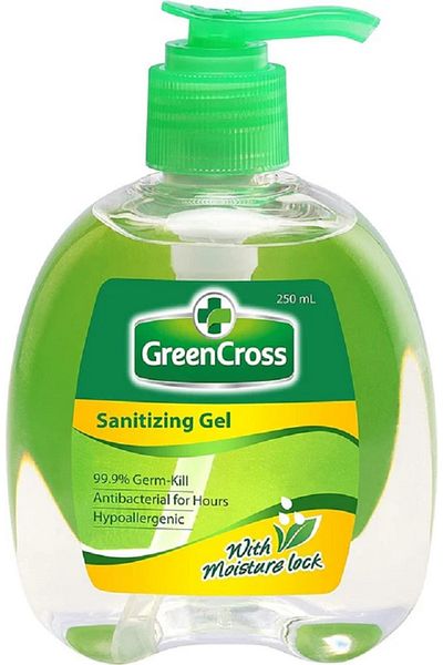Green Cross SANITZING GEL 250ML WITH PUMP