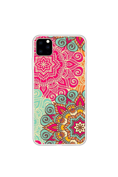 REDz Accessories Carcasă compatibilă cu iPhone 11 Pro Max model Mandala, TPU,...