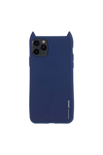 REDz Accessories Carcasă compatibilă cu iPhone 11 Pro, urechi de pisică 3D, albastră