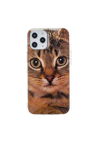 REDz Accessories Θήκη σιλικόνης συμβατή με το μοντέλο iPhone 12 Sweet Cat, σι...