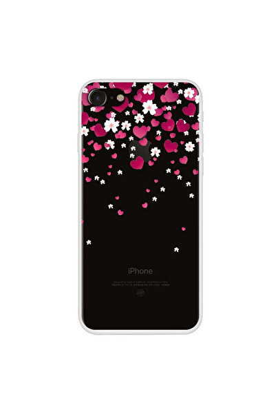 REDz Accessories Carcasă compatibilă cu iPhone 7/8/SE2 model Love Hearts, sil...