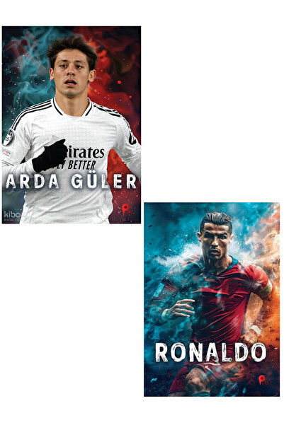 dokuzyayinlari Arda GÜLER + Cristiano Ronaldo / Büyük Poster ve Ayraç HEDİYEL...