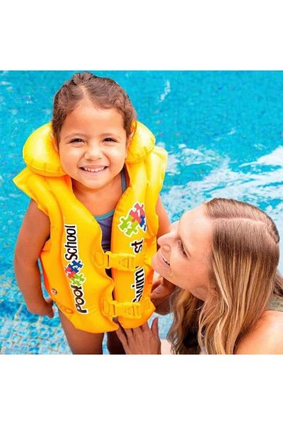 Intex Intex Kids Swim Vest, Inflatable Swim Vest for Toddlers, Perfect Float Swimsuit