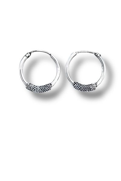 Waves And Pebbles Steel Gw Earrings