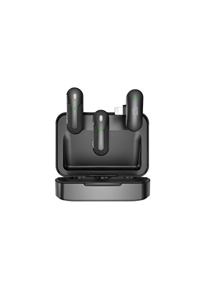 Nettech NT-0T09 Lightning Duo Wireless Mini Kablosuz Yaka Mikrofonu