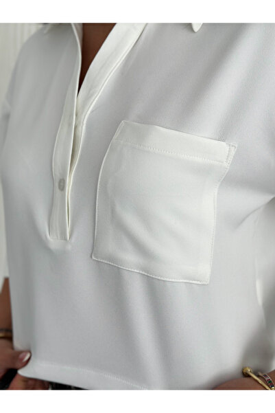 sportiness Pocket Detail Truvakar Sleeve Dabil Fabric Shirt