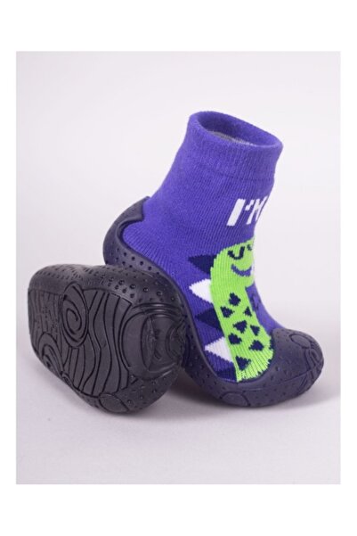 HANNA Pentru copii Mocasini pentru copii cu talpă antiderapantă – Model dinoz...