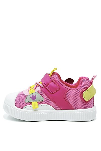 Vicco Snoop Kız Bebek Ve Çocuk Günlük Spor Ayakkabı Beyaz Pembe