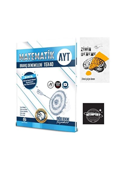 Bilgi Sarmal Yayınları BİLGİSARMAL- AYT MATEMATİK BRANŞ DENEMELERİ+ZİHİNDENEM...