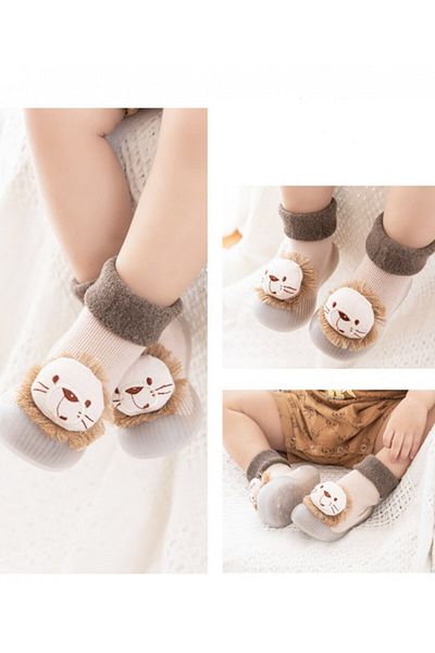 Superbaby Loafers with non-slip sole - The Poznań Lion
