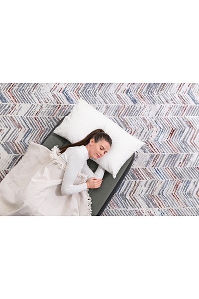 BESTWAY Double Velvet Mattress 1.85M X 76CM X 25CM