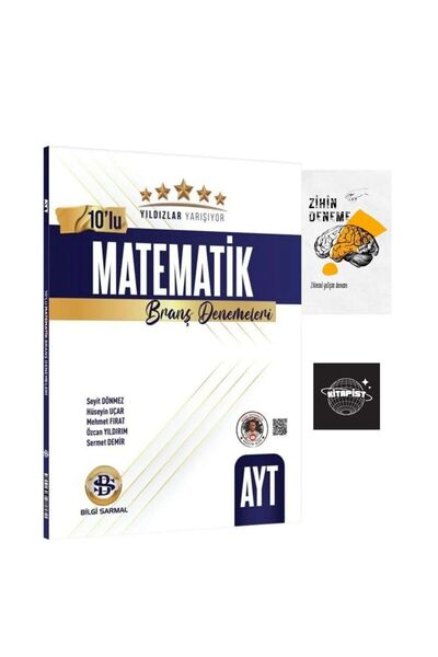 Bilgi Sarmal Yayınları BİLGİSARMAL- AYT MATEMATİK YILDIZLAR YARIŞIYOR BRANŞ D...