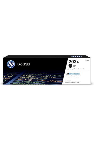 HP خرطوشة حبر ليزرجيت أصلية سوداء 203A - CF540A قياسية