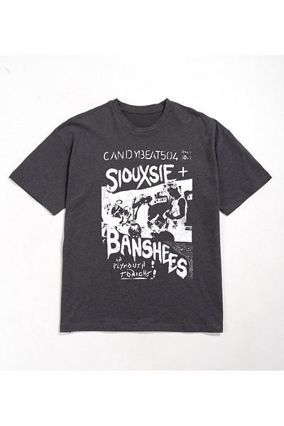 Touz Πλένεται Siouxsie Banshees Oversize Vintage T-shirt