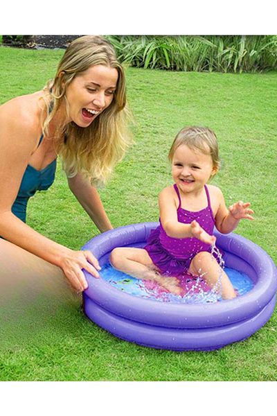 Intex Cartoon Pattern Round Foldable Baby Swimming Pool 61X15cm
