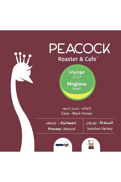 Jarrah Mogiana Coffee - Brazil | Peacock Roastery 250g Jar