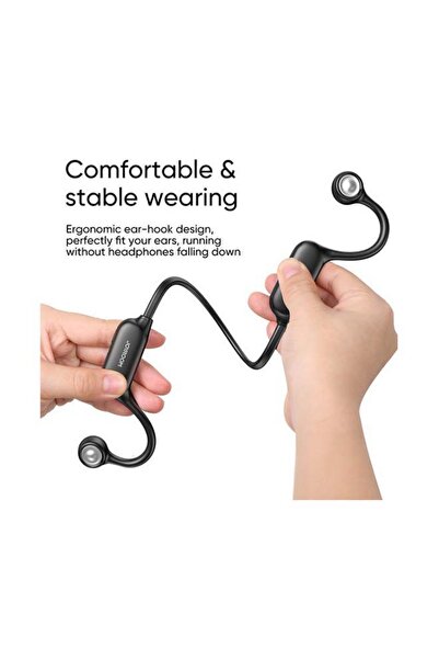 Joyroom BT Wireless Neck Hang Air Conduction Earphones Black