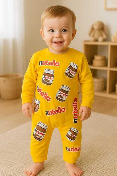 Murat بذلة بيبي بوي مطبوعة بالنوتيلا