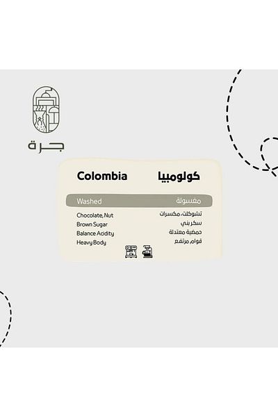 Jarrah Colombian Coffee - Washed | 250g Jar Roasted